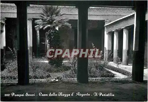 Cartes postales moderne Pompei Scavi La Maison des Noces d'Argent Le Peristyle