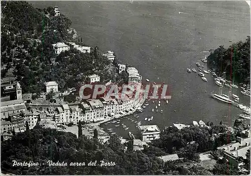 Cartes postales moderne Portofino Veduta aerea del Porto Bateau