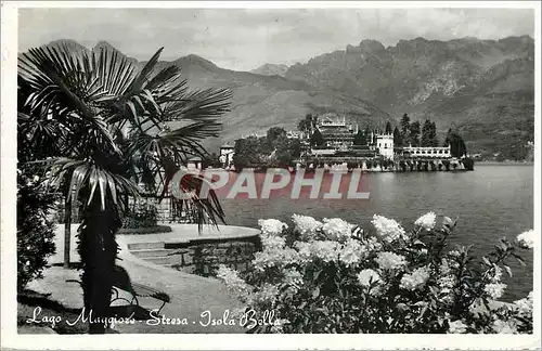 Cartes postales moderne Le Lac Maggiore Stresa Isola Bella