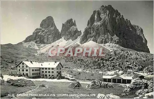 Cartes postales moderne Rifugio Passo Sella m 2176 Gruppo Sassolungo m 3178