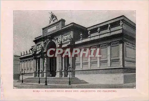 Cartes postales Roma Palazzo Delle Belle Arti (Architetto Pio Piacentini)