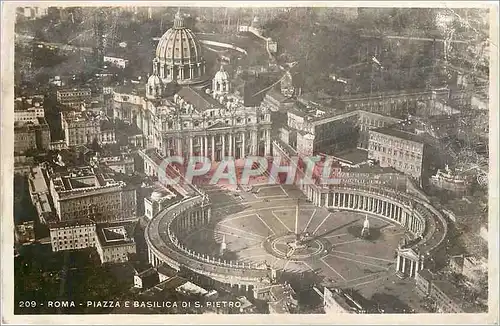 Cartes postales Roma Piazza e Basilica di S Pietro