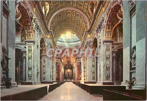 Cartes postales moderne Cite du Vatican Basilique de S Pierre Interieur