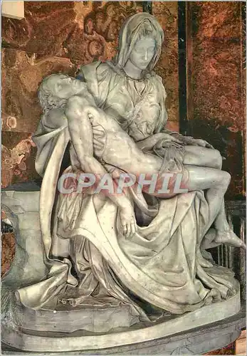 Cartes postales moderne Roma Basilique de St Pierre Michel Ange la Pieta (Detail)