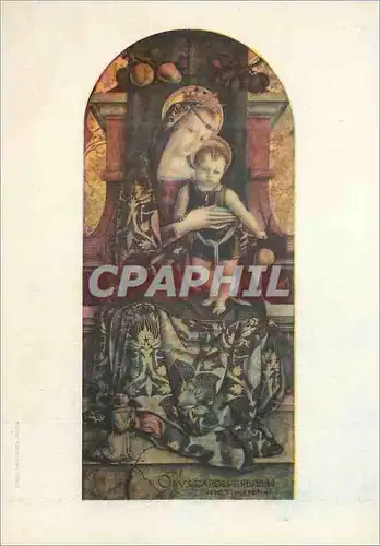 Cartes postales moderne Pinacoteca Vaticana Carlo Crivollli la Vierge et l'Enfant Stato della Citta del Vaticano Musei e