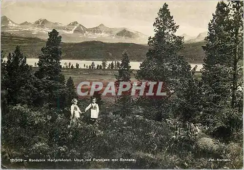 Cartes postales moderne Rondablik Hoifjellshotell Utsyn ved Furusjean mot Rondane Enfants Folklore