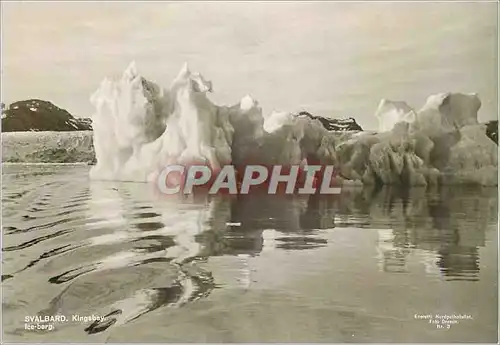 Cartes postales moderne Svalbard Kingabay Ice Berg