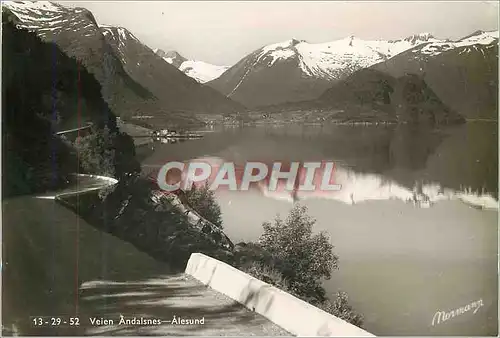 Cartes postales moderne Veien Andalsnes Alesund