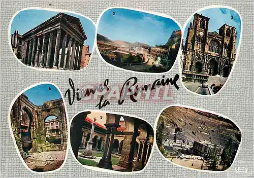 Cartes postales moderne Vienne (Isere) Temple d'Auguste et de Livie Vienne antique Cathedrale Saint Maurice Le Theatre C