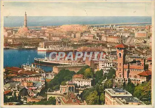 Cartes postales moderne Genova Le Port Vue General Baetaux