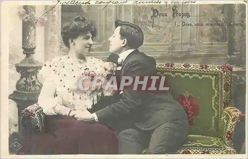 Cartes postales Doux Propos Dites vous m'Aimerez Toujours Femme Couple