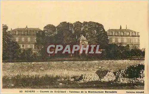 Cartes postales Nevers Couvent de St Gildart Tombeau de la Bienheureuse Bernadette