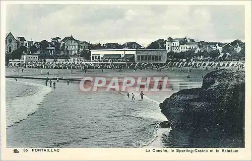 Cartes postales Pontaillac La Conche Le Sporting Casino et le Balneum