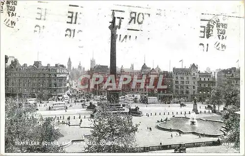 Cartes postales Trafalgar Square and Whitehall London