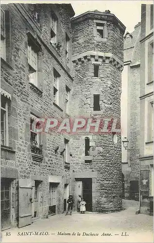 Cartes postales Saint Malo La Maison de la Duschesse Anne