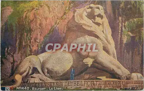 Cartes postales Belfort le Lion