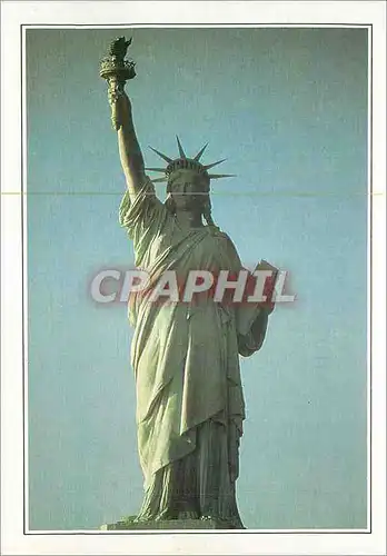 Cartes postales moderne New York USA la Statue de la Liberte sur l'Ilot Rocheux de Liberty Island