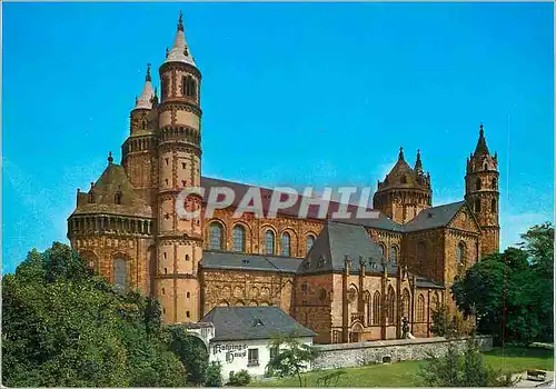 Cartes postales moderne Worms am Rhein Dom Sudseite