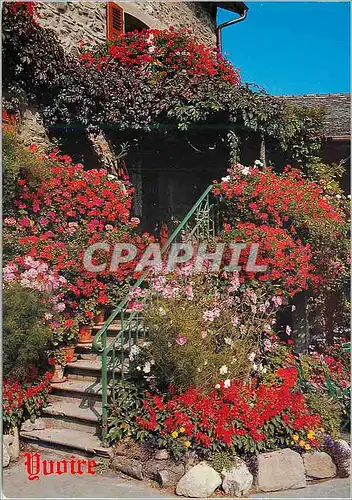 Cartes postales moderne Yvoire (Haute Savoie) Cite medievale Balcons Fleuris