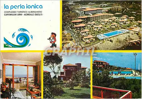 Cartes postales moderne Capomulini Urni Acireale (Sicily) La Porla Ionica Complesso Turistico Alberghiero