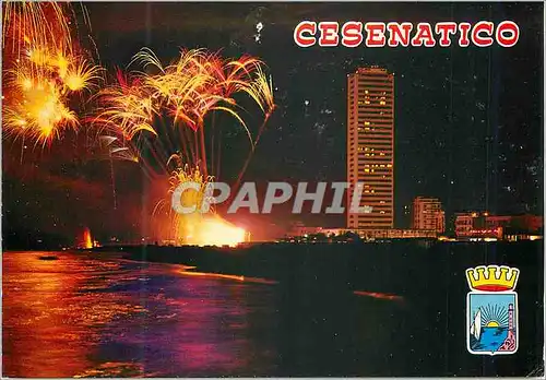 Cartes postales moderne Cesenatico Feux d'Artifice