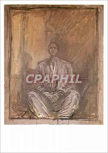 Cartes postales moderne Paris Centre Georges Pompidou Musee National d'Art Moderne Alberto Giacometti 1901 1966 Portrait