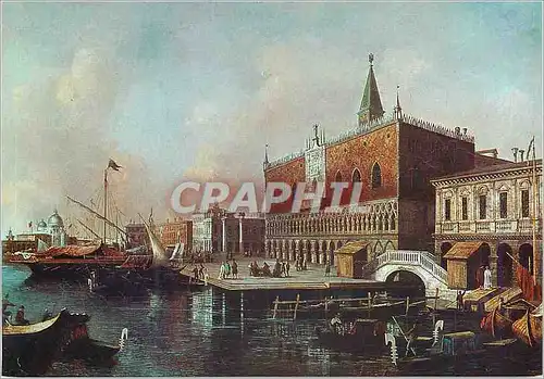 Cartes postales moderne Musee Jenisch Vevey Venise Palais des Doges Canaletto (Antonio Canale) (Legue par Mme Norberg Du