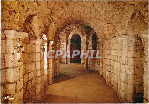 Cartes postales moderne Tournus (S et L) Eglise Saint Philibert la Crypte et le Deambulatoire de l'Eglise Souterraine