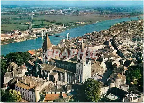 Cartes postales moderne Tournus (S et L) Vue Generale aerienne