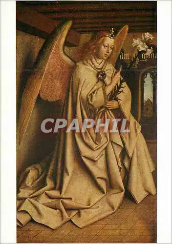 Cartes postales moderne Gent St Baafskaterdaal Van Eyck Lam Gods L'Ange Gabriel