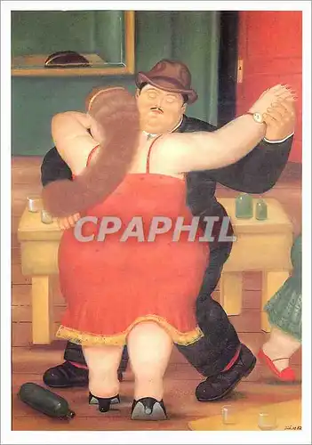 Cartes postales moderne Botero La Danse 1980