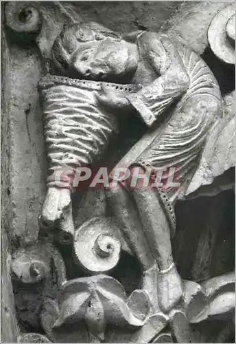 Cartes postales moderne Vezelay (Yonne) Basilique Sainte Madeleine (XIIe Siecle) Chapiteau de la Nef Les Vents