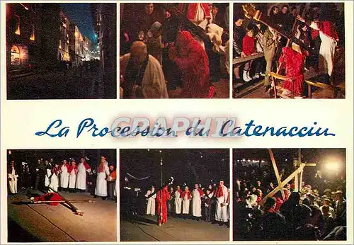 Cartes postales moderne Sartene (Corse) Charmes et Couleurs de la Corse Procession du Catenacciu