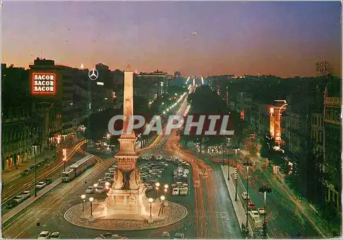 Cartes postales moderne Lisboa Portugal Restauradores et Avenue Liberdale