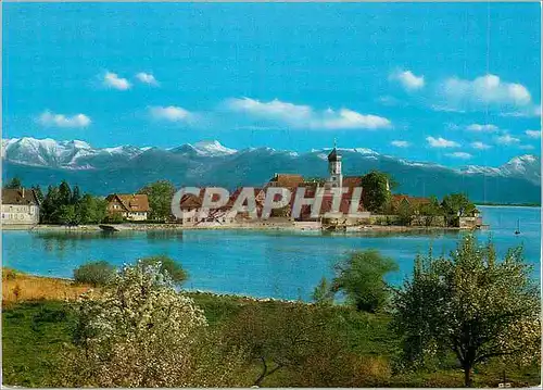 Cartes postales moderne Halbinsel Wasserburg Bodensee