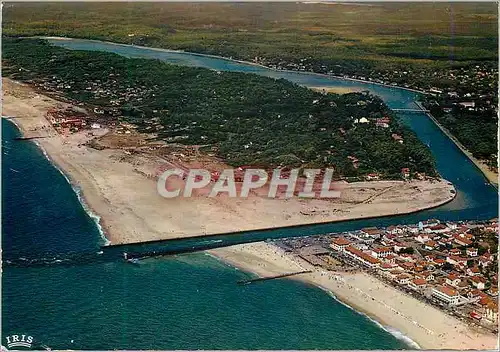 Cartes postales moderne Capbreton Hossegor (Landes) Vus du Ciel les Plages le Lac