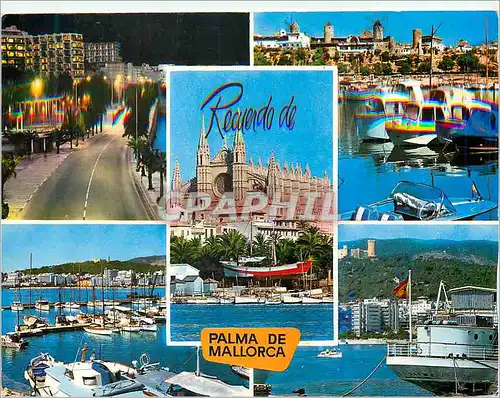 Cartes postales moderne Palma de Mallorca Bateaux