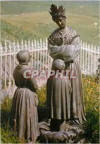 Cartes postales moderne Notre Dame de la Salette (Isere) (alt 1770 m) La France Mariale La Vierge de la Conversation