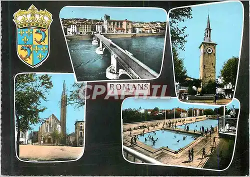 Cartes postales moderne Romans (Drome) Piscine