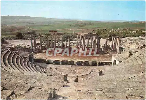 Cartes postales moderne Dougga Tunisie Le Theatre Romain