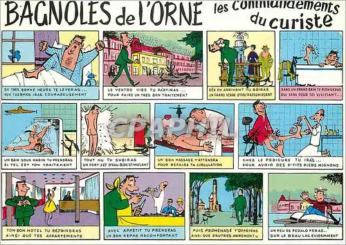 Cartes postales moderne Bagnoles de l'Orne (Orne) Les Commandements du Curiste