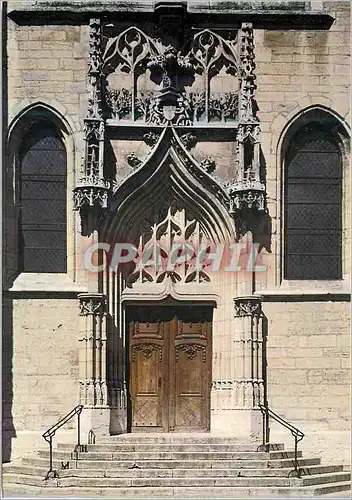 Cartes postales moderne Dijon (Cote d'Or) Eglise Saint Michel Porte du Transept Style Gophique