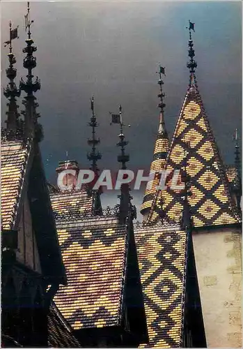 Cartes postales moderne Beaune (Cote d'Or) Hotel Dieu Girouettes et Tuiles Vernissees