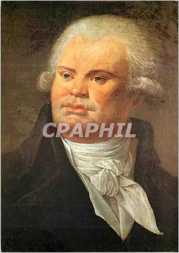 Cartes postales moderne Musee Carnavalet Ecole Francaise XVIIIe S Portrait de Danton