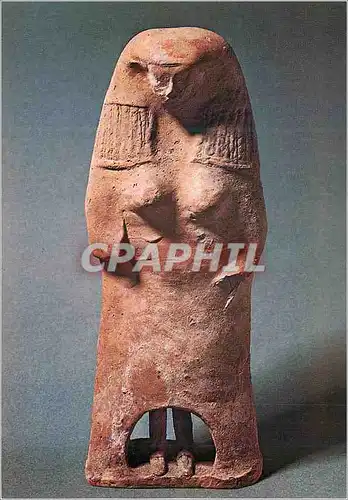 Cartes postales moderne Paris Musee du Louvre Figurine Votive Representant une Femme Enceinte