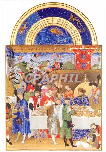 Cartes postales moderne Chantilly Musee Conde les tres Riches Heures du Duc de Berry