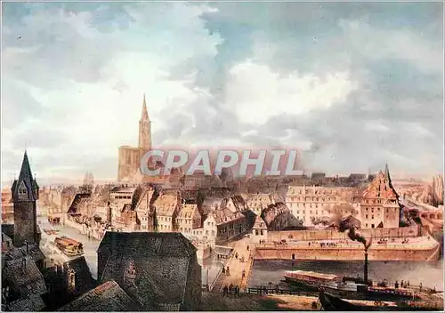 Cartes postales moderne Strasbourg Musee Historique depuis Saint Guillaume Bateau