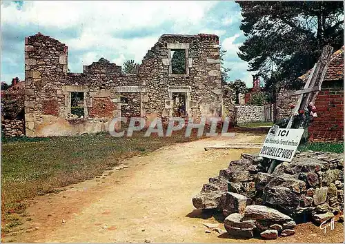 Cartes postales moderne Oradour sur Glane (Haute Vienne) Cite Martyre 10 juin 1944 Militaria