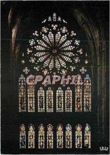 Cartes postales moderne Metz (Moselle) Cathedrale Saint Etienne la Grande Rose