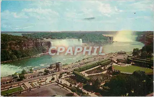 Cartes postales moderne General View Shows the two Falls Niagara Gorge and the Islands in the Niagara River